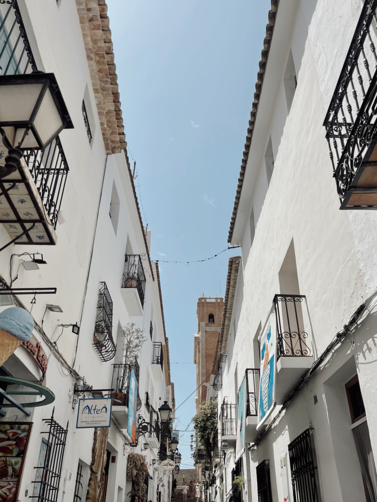 white buildings in Spain during European summer