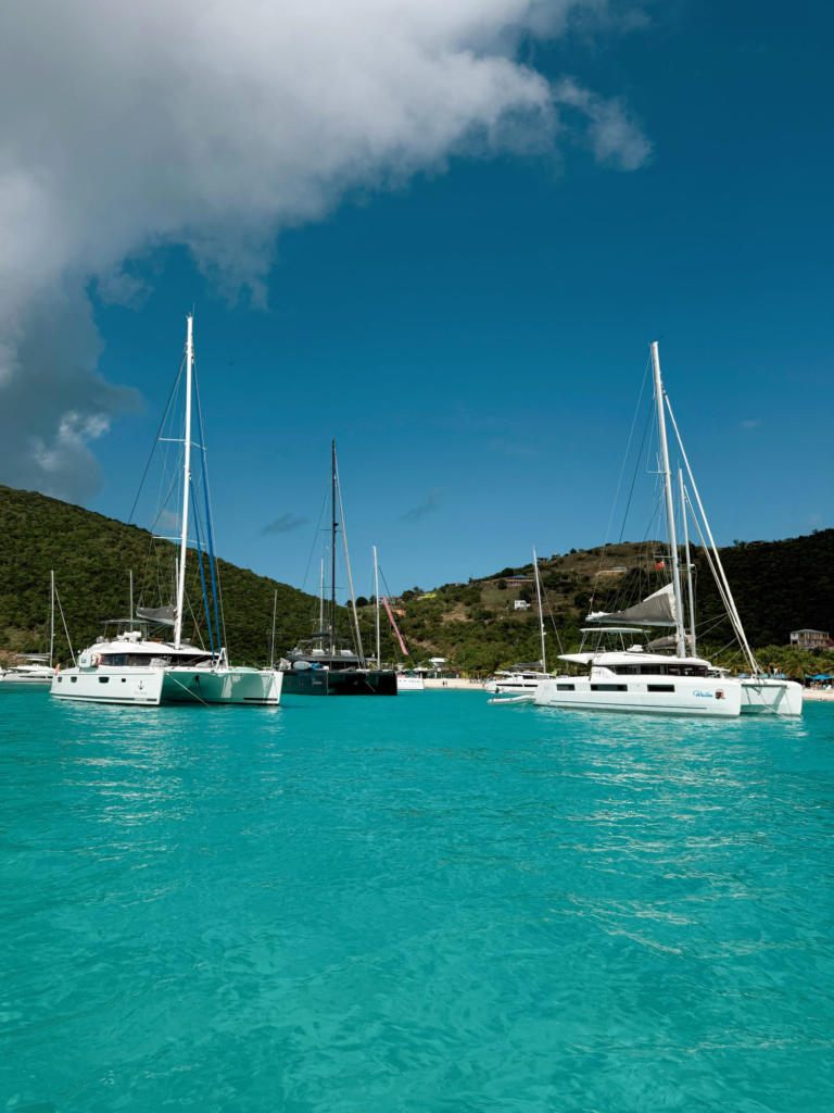 white bay at Jost van dyke in the British virgin islands