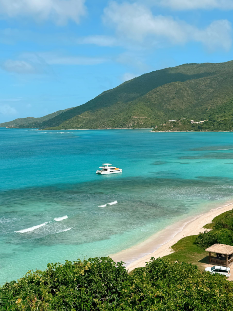 boat in the British virgin islands