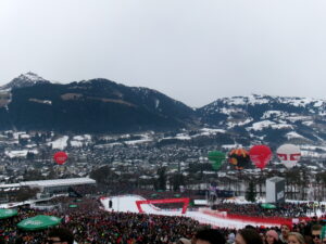 hahnenkamm downhill in kitzbuhel Austria
