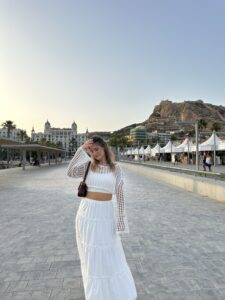 all white outfit in Spain for euro summer