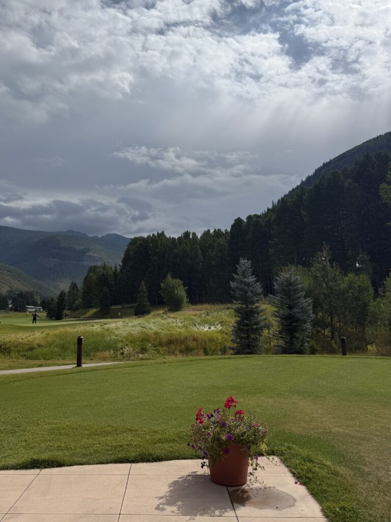 Vail Golf Club in Vail, Colorado in the summer.