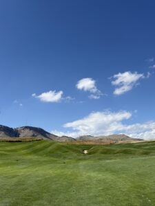 Fairway at Fossil Trace Golf Course in Golden, Colorado.
