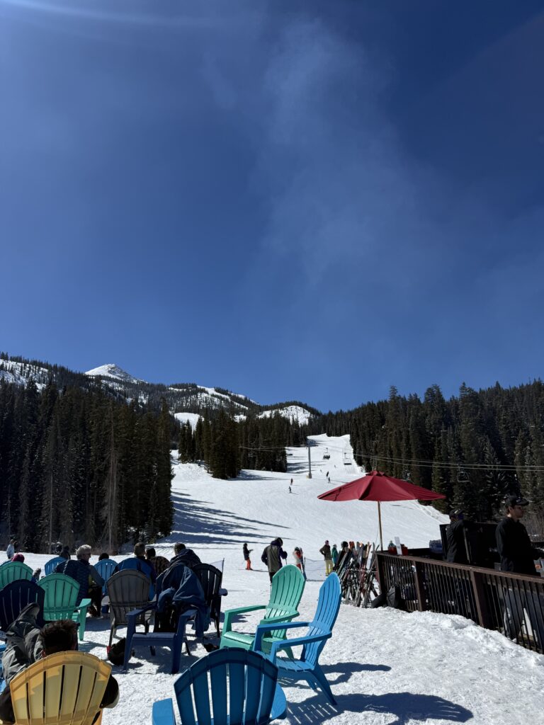 View from Paradise lodge on Crested Butte Mountain Resort.