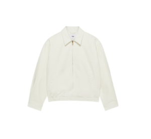 White summer jacket for a cute outfit idea.