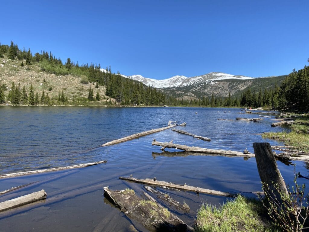 Lost Lake alpine lake in Nederland, Colorado.