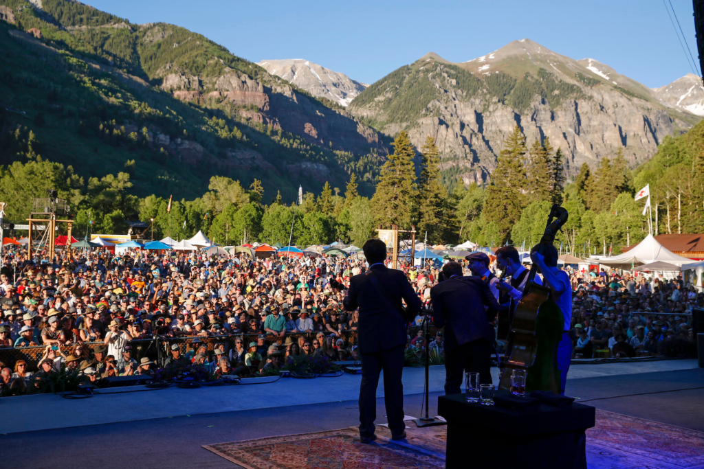 Telluride Bluegrass Festival in Telluride, Colorado.