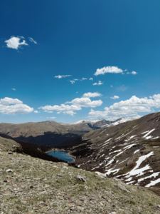 Silver Dollar alpine lake near Georgetown, CO