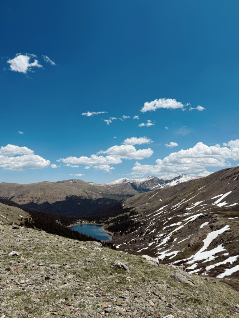 Silver Dollar alpine lake near Georgetown, CO
